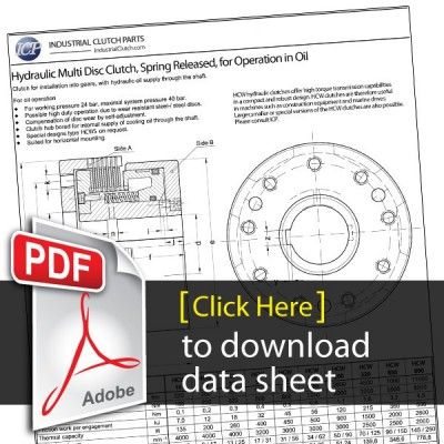 Multi Disc Clutch EMD Industrial Clutch Parts